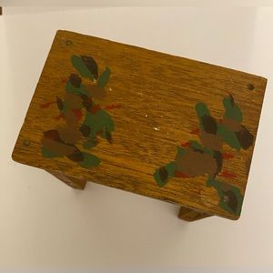 Miniature Antique Brown Wooden Table